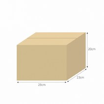 택배박스 6호 20매 280X230X200MM A 배송박스 택배용상자