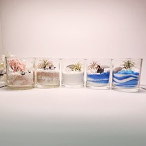 틸란드시아 테라리움 DIY 세트, 바다(겨울)__우아한백조, 1개