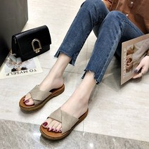 여성 여름 크로스 슬리퍼 스웨이드 여자 뮬 슬리퍼