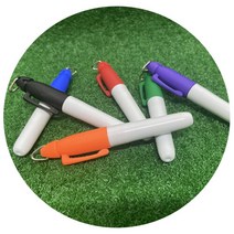 스포츠_ [골프네임펜] 골프공라이너 전용 마킹펜 6종택1, 레드