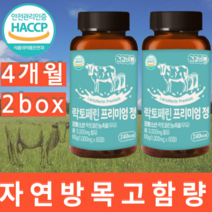 너랑비타민 락토페린 초유 유산균 대용량 1000mg, 2. 락토페린 프리미엄정 120정 4개월