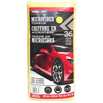 커클랜드 시그니춰 다용도 극세사 타올 (36매) / 세차 타월, 파란색 - KS 다용도 극세사 타올 (36매)