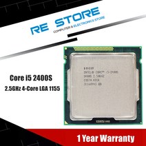 사용 인텔 i5 2400S 프로세서 쿼드 코어 2.5GHz LGA 1155 6MB 캐시 데스크탑 CPU, 한개옵션0