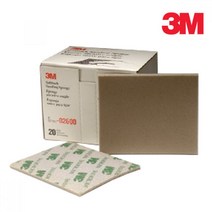 3M 스폰지 페파 스폰지 연마재, 방수, 02606 (120~180방)