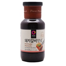청정원 돼지갈비양념 280g 500g, 6개