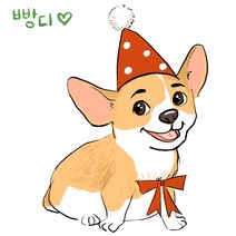 귀여운 반려동물 캐리커쳐 강아지 고양이 카툰스타일 선물 기념일 축하(배송없음), 5마리