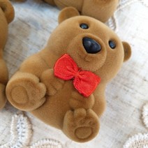 귀여운 곰돌이 돌반지 케이스 백일 아기 스웨이드 쥬얼리 보관함