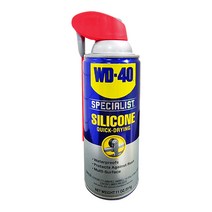 WD-40 스페셜리스트 실리콘 스프레이 윤활제 고무 플라스틱 코팅 520ml