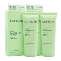 엔프라니 알로에 워터프루프 선크림 100ml+100ml, 단일옵션