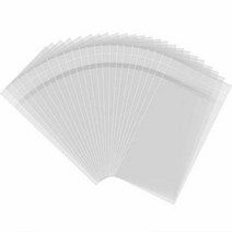 디자인랩 벌크 OPP백 투명 비닐백 200매입 19호 접착식 폴리백 포장용