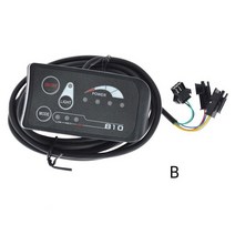 전기자전거용 디스플레이 E바이크 모니터 24V36V48V 810 LED 배터리 전기 자전거 제어판, [06] B 48V