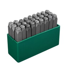 압인기 타각기 알파벳 문자 스탬프 강철 펀치 5mm 6mm, W2606D(6mm)