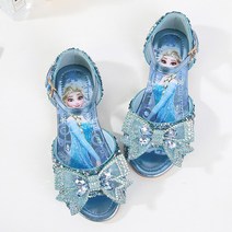 어나더원스토어 여아 키즈 엘사 프린세스 크리스탈 샌들