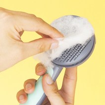 오블리펫 반려동물 죽은털 제거 강아지 고양이 빗 브러쉬, 민트