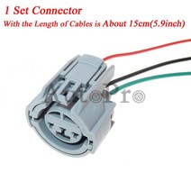 1 세트 3 홀 퍼그 전자 전원 스티어링 EPS 자동차 커넥터 터미널 혼다 적합 어코드 시티 Crider CR-V XR-V, [02] Follow me cheaper