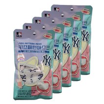 MLB 키즈패턴 마스크 어린이용 멜트브로운 방한 마스크