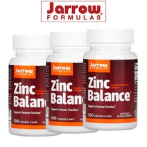 Jarrow 자로우 징크 밸런스 15mg 100베지캡슐 X 3 아연 Zinc Balance