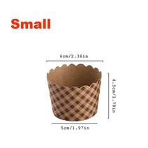카네이션 쿠키틀 푸딩틀 스티로폼 케이크 베이킹 불도장 다식판 벚꽃쿠키 50pcs 컵케익 종이 컵 래퍼 컵 세트 베이커리 파티 용품 웨딩 금형 머핀 컵케익 라이너, 정사각형 50개