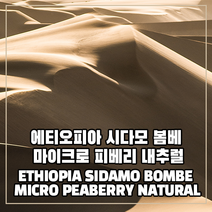 (커피생두) 72 에티오피아 시다모 봄베 마이크로 피베리 내추럴 1kg