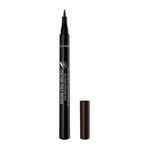 Rimmel 림멜 브로우 프로 마이크로 24시간 스트로크 펜 004 다크 브라운 8.8g(0.34온스) 291609, Dark Brown