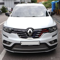 [JS AUTOMOTIVE] 2016~2019연식 QM6 삼색 그릴커버 데칼스티커 튜닝 몰딩 익스테리어 라인 국기랩핑지 가드 자동차 용품, 프랑스(조수석)
