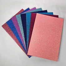 글리터펠트지 골드외 8종 + 유수지 8p set, 캔디핑크+7종+유수지8장