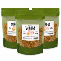 먹는 꿀벌 화분 벌꿀 먹는법 벌화분 꽃가루 화분 가루 벌꽃 BEEPOLLEN 비폴렌 3팩