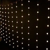 LED 크리스마스 장식전구 그물 별 설정 커튼 네트 줄줄이 폭포 2, 칼라