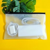 반투명 PVC지퍼백 판촉물 간편포장 슬라이드지퍼백, 10장, 27 x 18(백색)
