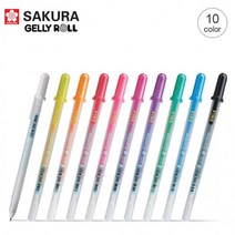 사쿠라 젤볼펜 겔리롤 아쿠아립파인 PGB 0.6 X 6개 묶음, 로즈821S