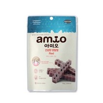 풀무원 반려동물 아미오 건강한 덴탈껌 100g, 레드, 5개
