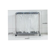 헬스장 시청 조립식분리수거함 3단 다세대빌라 대용량 심플한분리수거 깔끔한 대형비닐봉투 뚜껑식 아파트