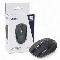 디지클럽 Qnix QM-3000 블랙 무선 마우스, 본상품선택, 본상품선택, 본상품선택