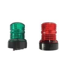 2pcs 요트 해양 탐색 앵커 라이트 보트 LED 조명 스턴 라이트, 레드 그린, ABS