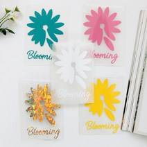 자투리 컬러전사지 블루밍 택1, 컬러전사지 블루밍 옐로우