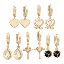 미니아트 14K 골드핀 스와로브스키 크리스탈 제작 베스트 귀걸이 5종 택1