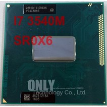노트북 프로세서 원래 인텔 코어 i7 3540m 3 0ghz 4m 듀얼 코어 sr0x6 i7 3540m 노트북 프로세서 노트북 cpu pga 988 핀 소켓 g2 프로세서