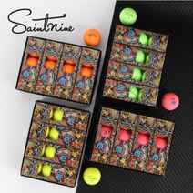 세인트나인 Q soft 칼라 무광 3피스 골프공 1더즌 (12구), 무광 그린