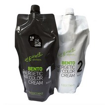 바이오메드 5분스피드 벤토나이트 에너제틱 헤어칼라 크림500g/새치커버 전용염색, 바)5분스피드 벤토나이트500g-1.0 블랙