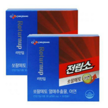 CJ 리턴업 전립소 쏘팔메토 500mg 60캡슐 2박스