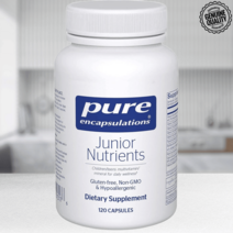 퓨어 인캡슐레이션 주니어 멀티 비타민 미네랄 철분 미함유 4세 이상 120 캡슐