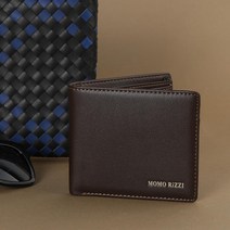 돌드업 부드러운 민자 가죽 남성 스티치 포인트 반지갑 2색 남자