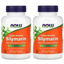 (2세트) 나우푸드 실리마린 밀크씨슬 300mg / 200캡슐 X 2개