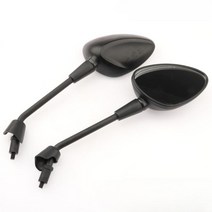 베스파 스프린트 프리마베라 125 GTS 300 사이드미러 백미러, 롱 블랙 타원형 미러 1쌍, 1개