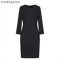 꼼빠니아 슬림핏 솔리드 원피스-CF19OP0302796A