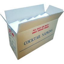 [스마일제지] 칵테일냅킨[상호인쇄전문] 무지 [상호인쇄제작전문] (White Brown) / 7000매, 브라운