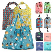 휴대용 접이식 대용량 장바구니 시장가방 에코백 답례품 빅사이즈장바구니, B-NO04