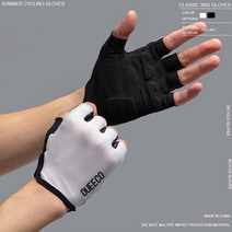 당구장갑 여름 사이클링 장갑 자전거 패딩 야외 스포츠 피트니스 액세서리, 1.white - S