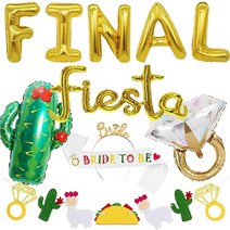 ReadiGo 인어 처녀 파티 장식 퍼플 웨딩 약혼 브라이덜 샤워 틴셀 배경-신부 새시+티아라 신부 투 베+라스트 스플래시 배너 미스 투 미세스 케이크 토퍼 수영장 해변 파티, Final Fiesta