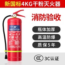 차량 탑재 소화기 휴대용 트렁크 보관 화재진압 소방 안전장비, 4KG건조분말소화기